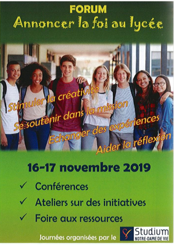 Un Forum pour "annoncer la foi au lycée"