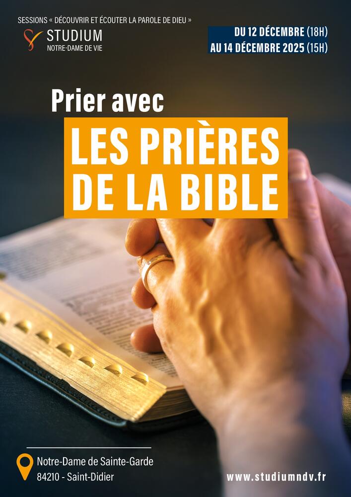 Prier avec les prières de la Bible